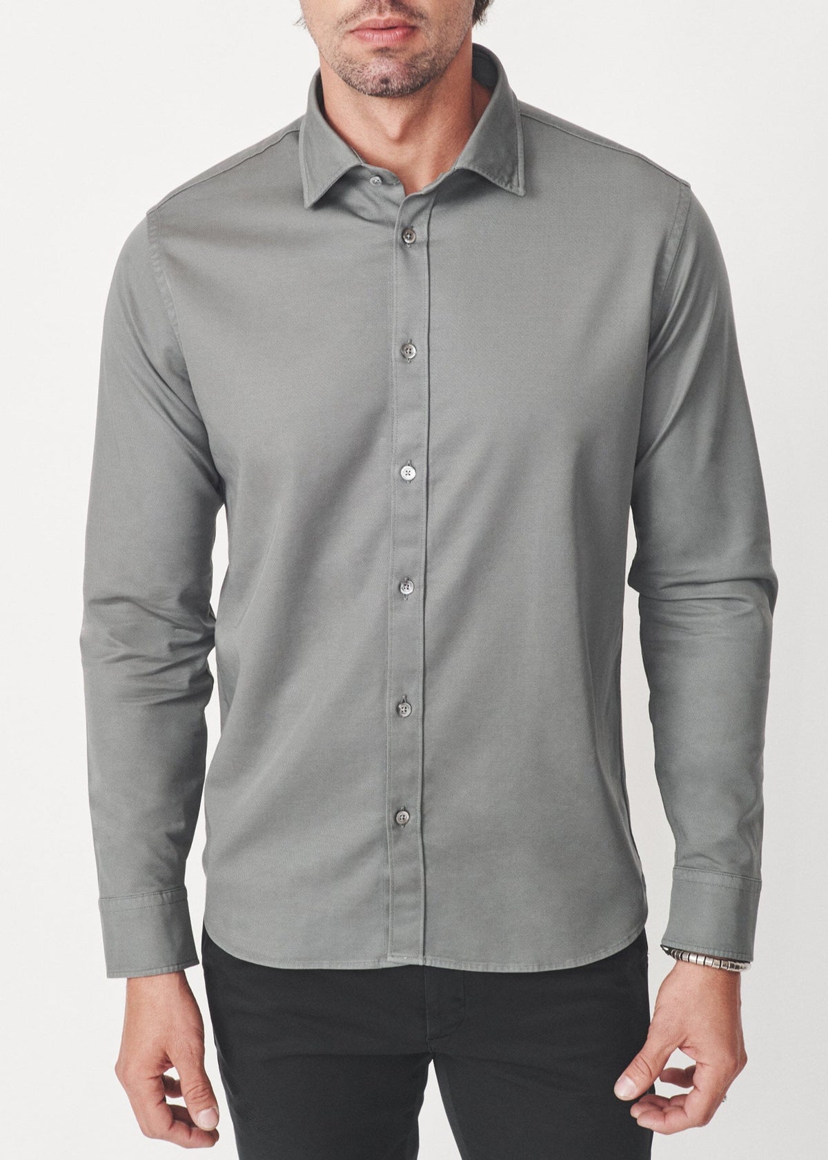 jersey button up shirt